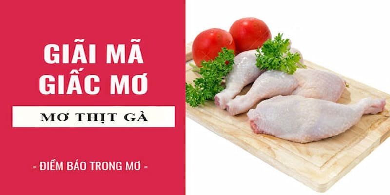 mơ ăn thịt gà